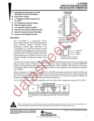 TL-SCSI285PWRG4 datasheet  